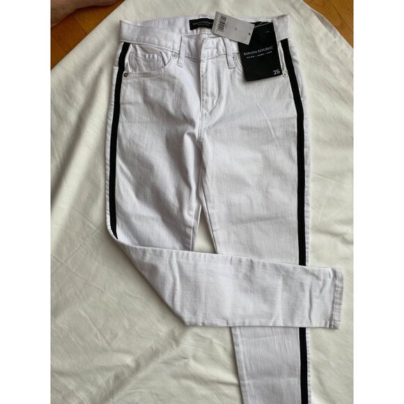 NWT Bananas Republic sz 25Mid Rise Skinny Jeans $110 - Picture 2 of 4